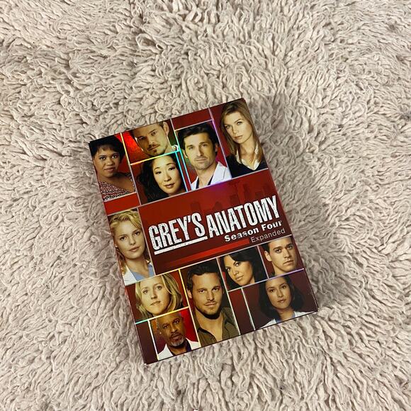 Grey's Anatomy Season 4 Full Disc Set DVD Tested - Picture 1 of 3